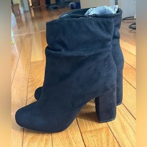 Black booties size 7